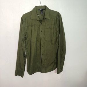 Black Diamond Chambray Modernist Button Up - Men's S